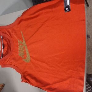 Nike Vibrant Orange Athletic Top